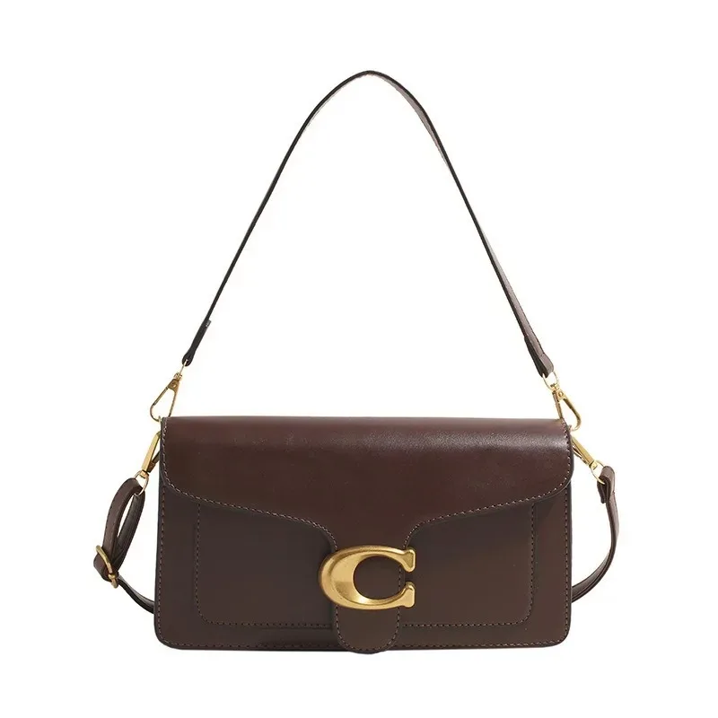 2026 New Arrival Ladies Small Square Handbag, Premium Texture Solid Color Multi‑Pocket Shoulder Purse for Daily Commuter