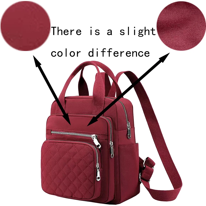 Everyday Versatile Quilted Womens Backpack Trendy Compact Design, Practical Multi-compartment for Weekend Short Trips