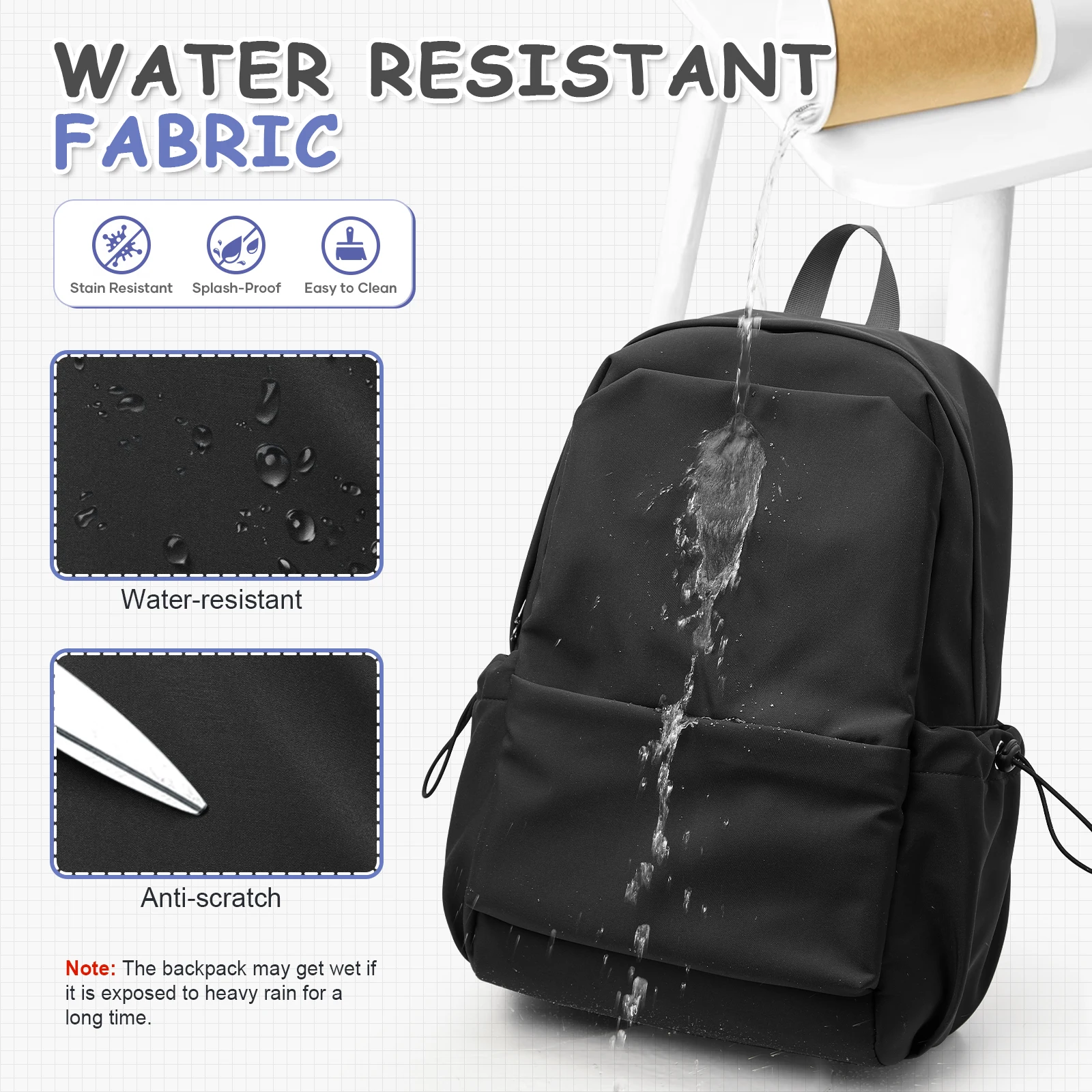 Lightweight Backpack for Women Men High School Middle Bookbag For Teenage Cute College Travel Laptop Backpacks for Girls Boys