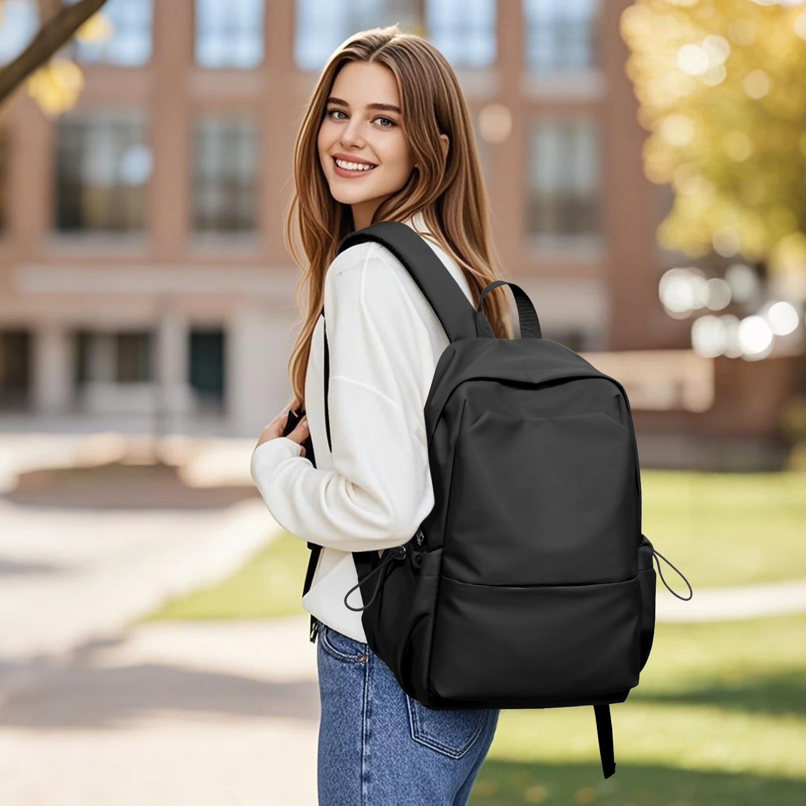 Lightweight Backpack for Women Men High School Middle Bookbag For Teenage Cute College Travel Laptop Backpacks for Girls Boys