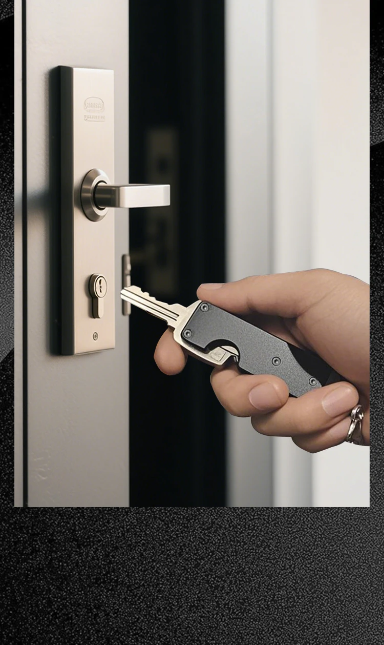 Built-in AirTag Chips, Holds 2-3 Keys, Car Key Chains with GPS Tracker, Key Finder, Key Holder for Men and Women, (iOS Only)