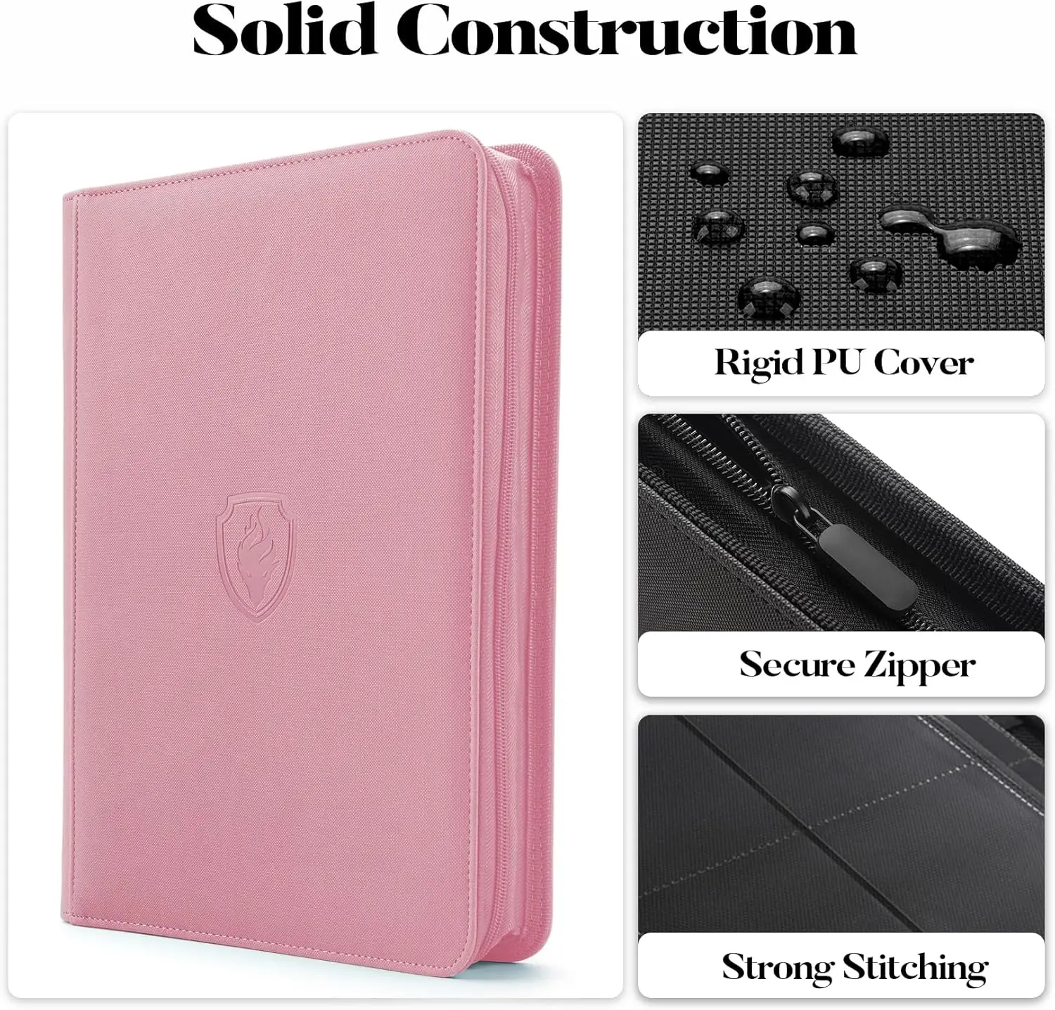 9-Pocket Trading Card Binder, 360-Pocket Card Binder, Storage Card Album, Game Cards, Sports Cards and Collectible Cards