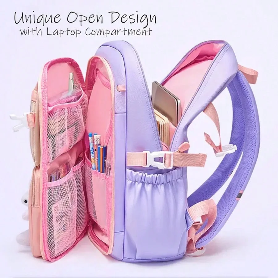 Backpack Student Backpack With Multiple Pockets, Large Capacity, Breathable And Lightweight Schoolbag With Reflective Strips