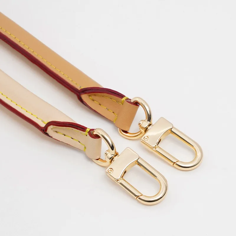 Genuine Vachetta Leather Bag Strap for LV Speedy 20 25 30 Shoulder Straps Long Bags Belts Replacement bag Accessories