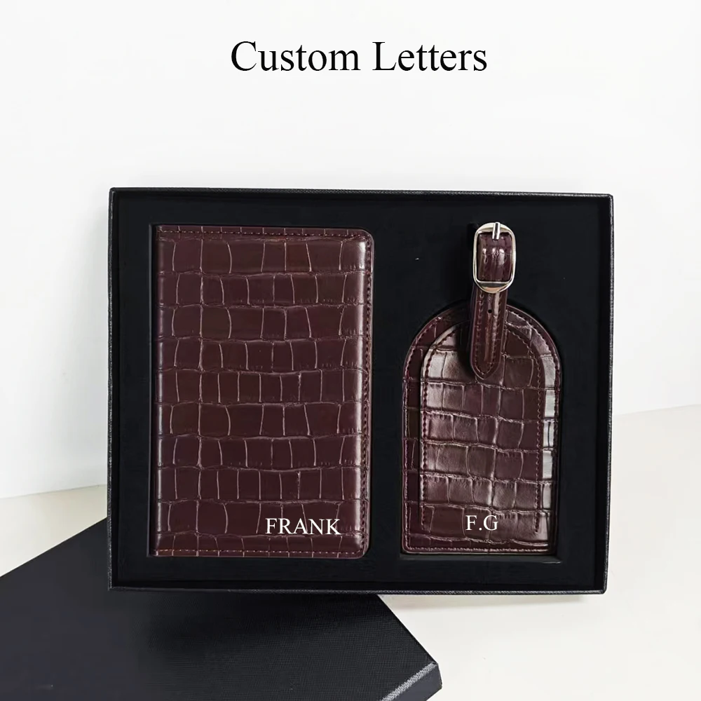 High Quality Crocodile Pattern Women Makeup Bag Custom Name Large Capacity Alligator PU Leather Travel Portable Cosmetic Box