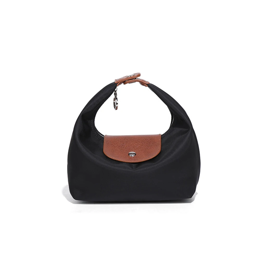Customized Name Waterproof Nylon Lunch Box Bag for Commuting and Casual Use, Dumpling Bag, Single Shoulder Crossbody Bag