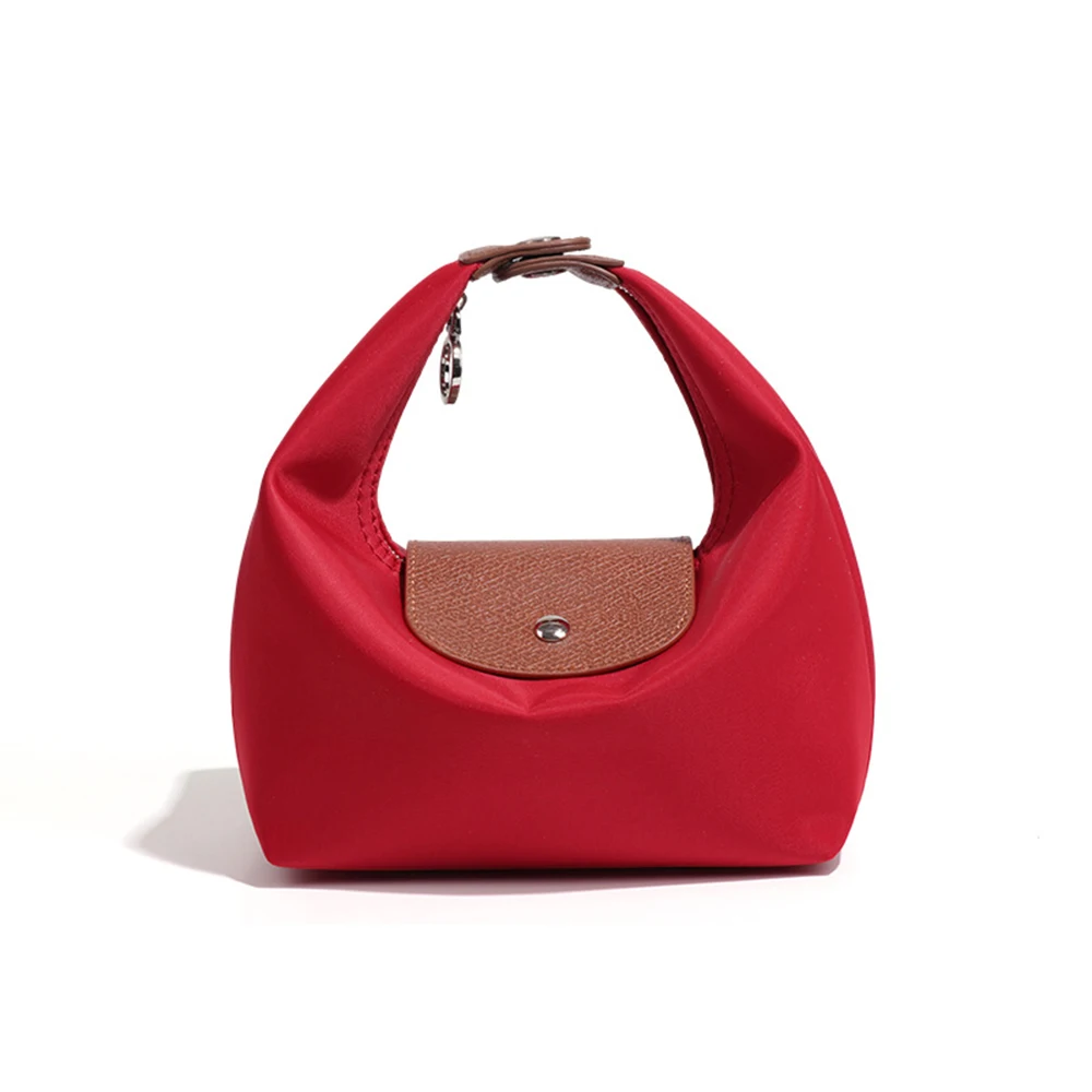 Customized Name Waterproof Nylon Lunch Box Bag for Commuting and Casual Use, Dumpling Bag, Single Shoulder Crossbody Bag