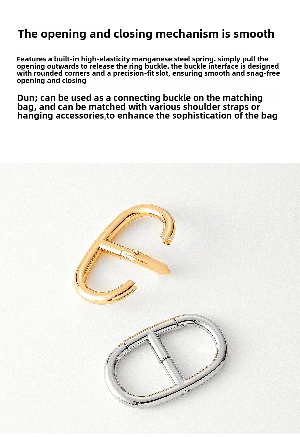 Pig Nose Universal Connection Buckle For Women Durable Not Easy To Fade Multi Purpose Full Ladle Bag Renovation Accessories