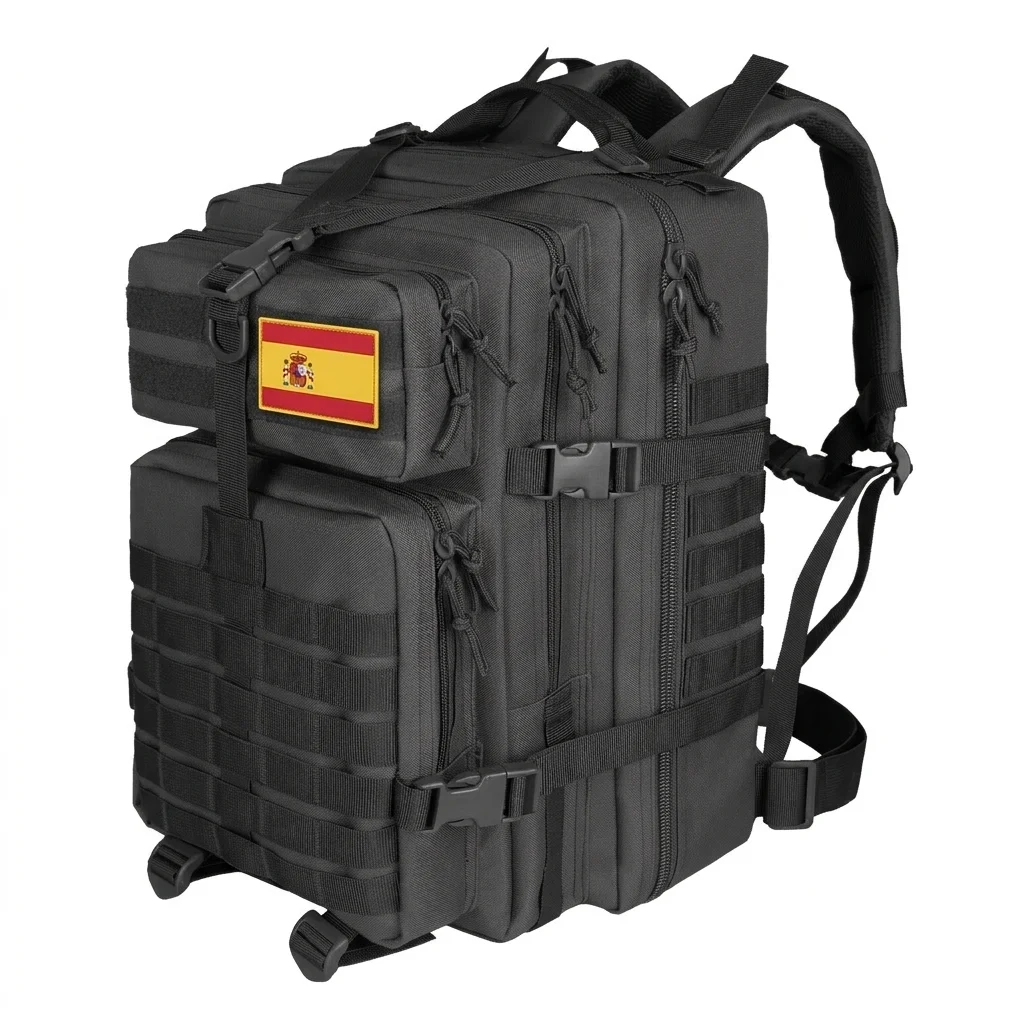 50L/32L Military Tactical Backpack, Large Assault Pack for Camping Hiking with MOLLE, Durable Daypack Rucksack for Men Travel Work