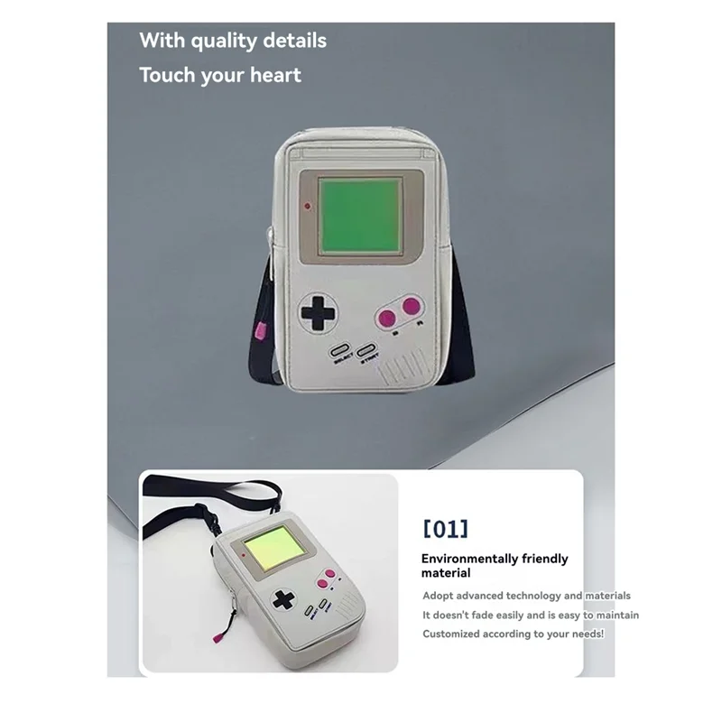 DIGIT-EVA Gamepad Shaped Small Messenger Bag Casual Daily Shoulder Bag For Game Fans