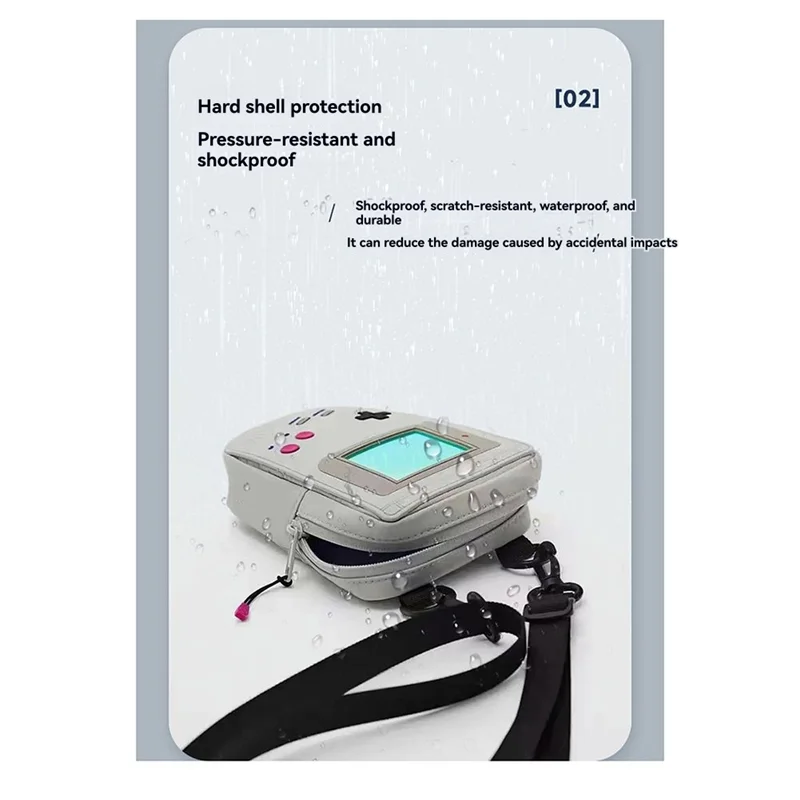 DIGIT-EVA Gamepad Shaped Small Messenger Bag Casual Daily Shoulder Bag For Game Fans