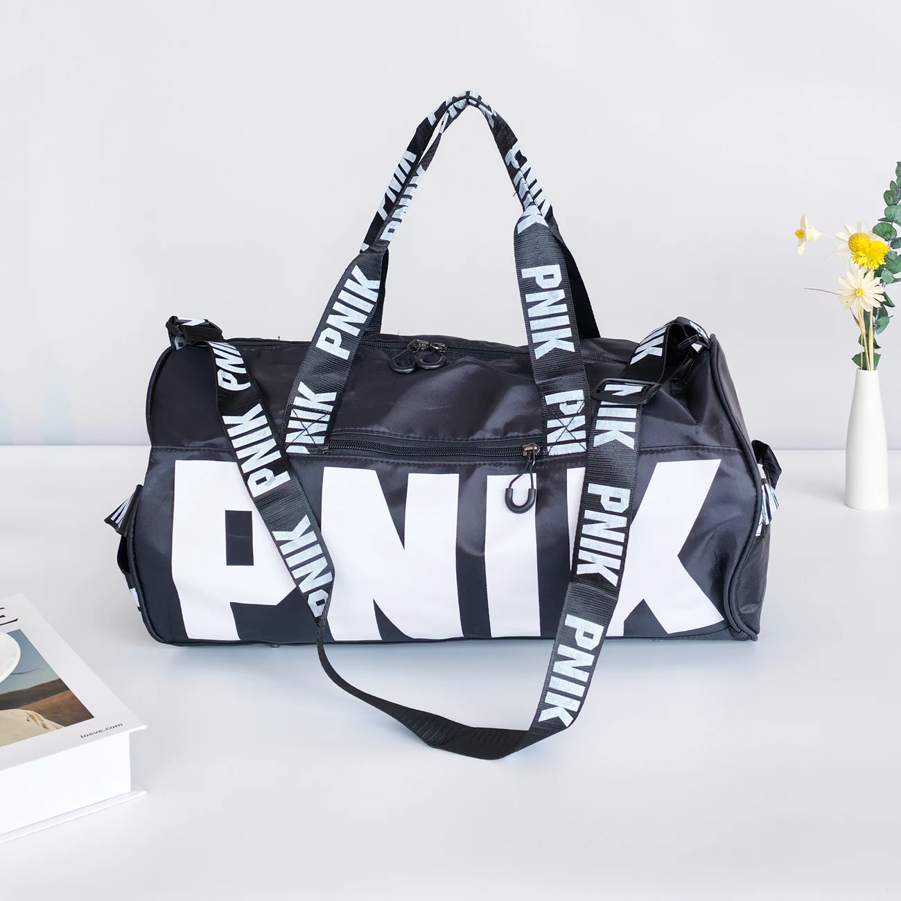 New Travel Bag, Sports Bag, Men's and Women's Fitness Bag, Printed Portable Shoulder Bag, Crossbody Bag, Large Capacity Storage