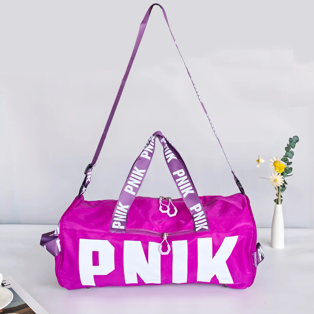 New Travel Bag, Sports Bag, Men's and Women's Fitness Bag, Printed Portable Shoulder Bag, Crossbody Bag, Large Capacity Storage