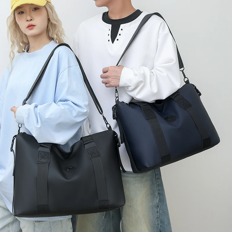 Travel bag Men's and women's tote bag Large capacity travel duffel Yoga exercise Oxford cloth waterproof fitness bag