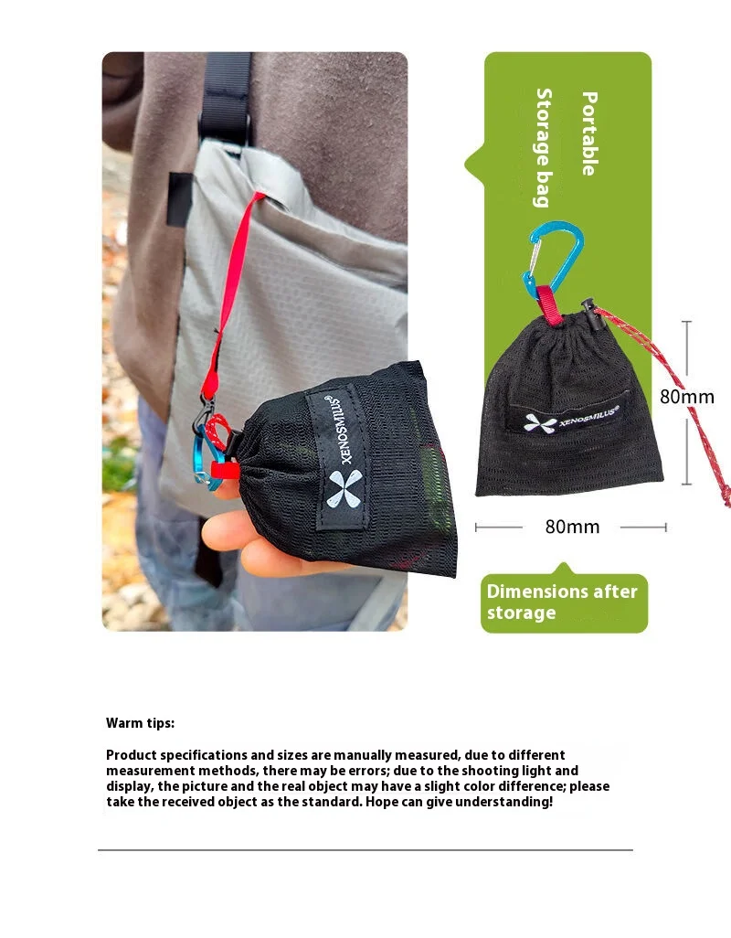 XENOSMILUS Travel Backpack - Portable and Lightweight Crossbody Shoulder Bag with Water-Resistant Skin for Business and Outdoors