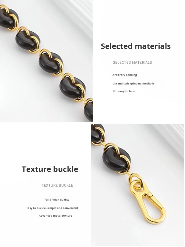 Donut Chain Replaceable Shoulder Bag For Puzzle Modification Decorative Hanging Chain Underarm Bag Strap Accessories