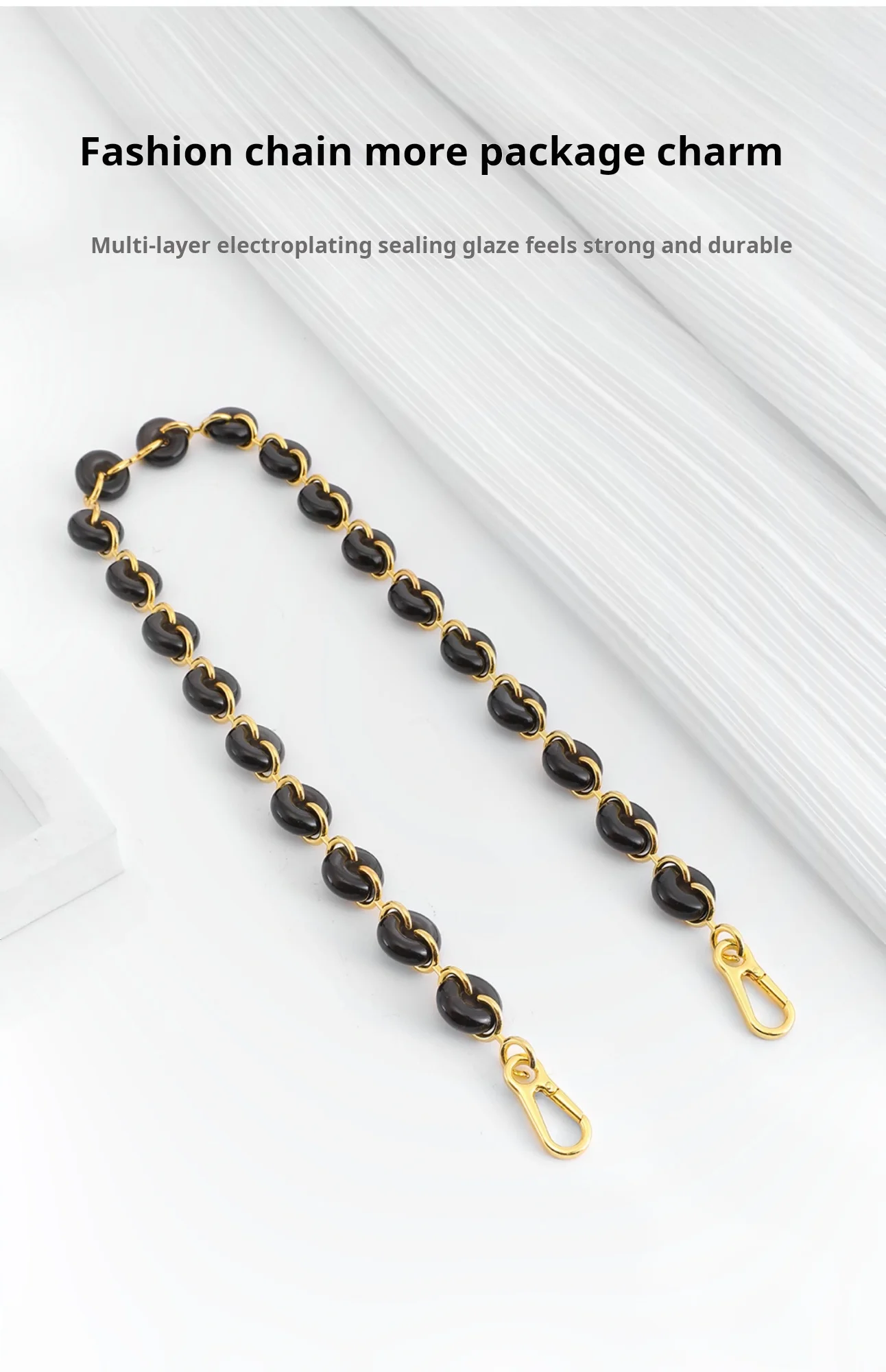 Donut Chain Replaceable Shoulder Bag For Puzzle Modification Decorative Hanging Chain Underarm Bag Strap Accessories