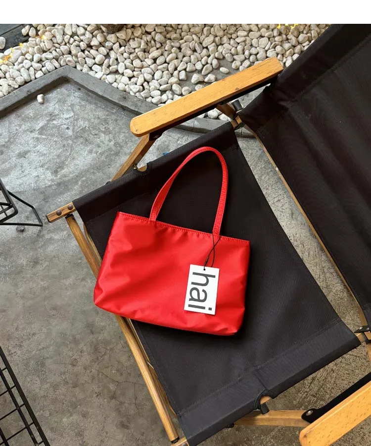 New Solid Color Silk Satin Handbag, Double Shoulder Strap Underarm Tote, Small Square Bag for Women, Holds Phone & Cosmetics
