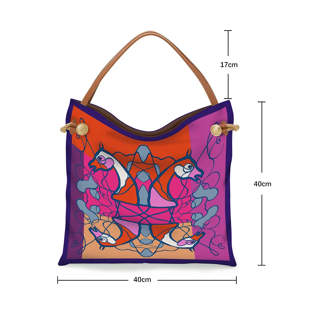 Korean Version of The New Bag, The Main Push Is The Classic Women's Handheld Cloth Bag, Large-capacity Book Bag, Shoulder Bag.