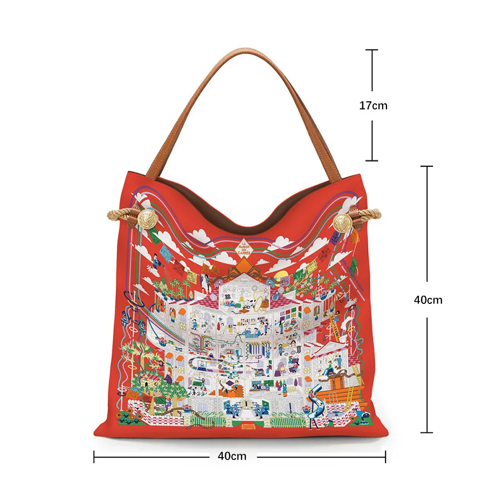 Korean Version of The New Bag, The Main Push Is The Classic Women's Handheld Cloth Bag, Large-capacity Book Bag, Shoulder Bag.