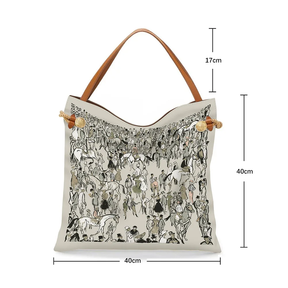 Korean Version of The New Bag, The Main Push Is The Classic Women's Handheld Cloth Bag, Large-capacity Book Bag, Shoulder Bag.