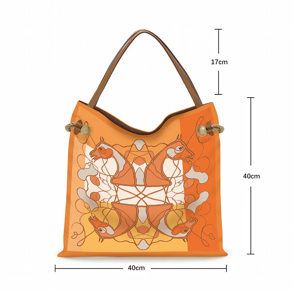 Korean Version of The New Bag, The Main Push Is The Classic Women's Handheld Cloth Bag, Large-capacity Book Bag, Shoulder Bag.