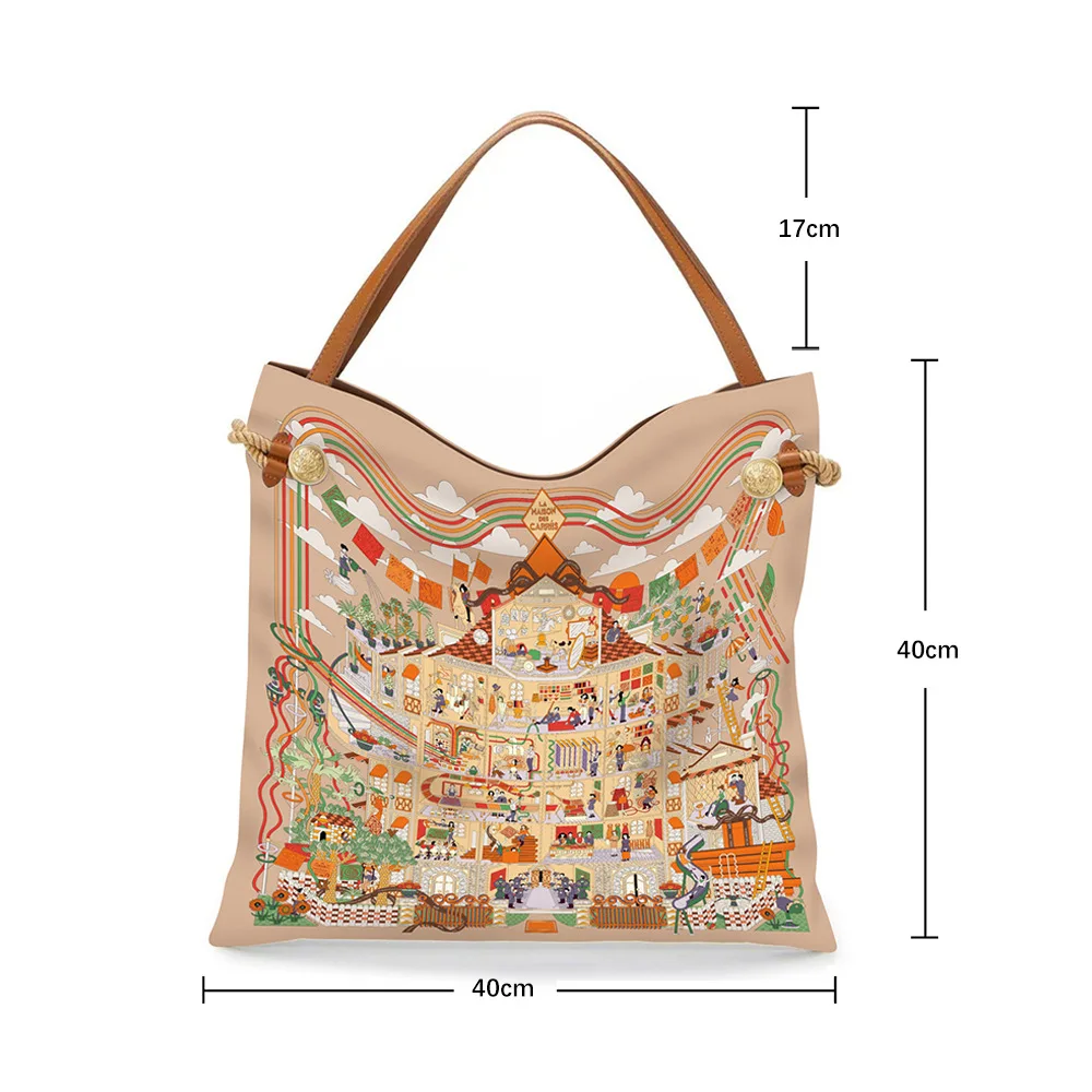 Korean Version of The New Bag, The Main Push Is The Classic Women's Handheld Cloth Bag, Large-capacity Book Bag, Shoulder Bag.