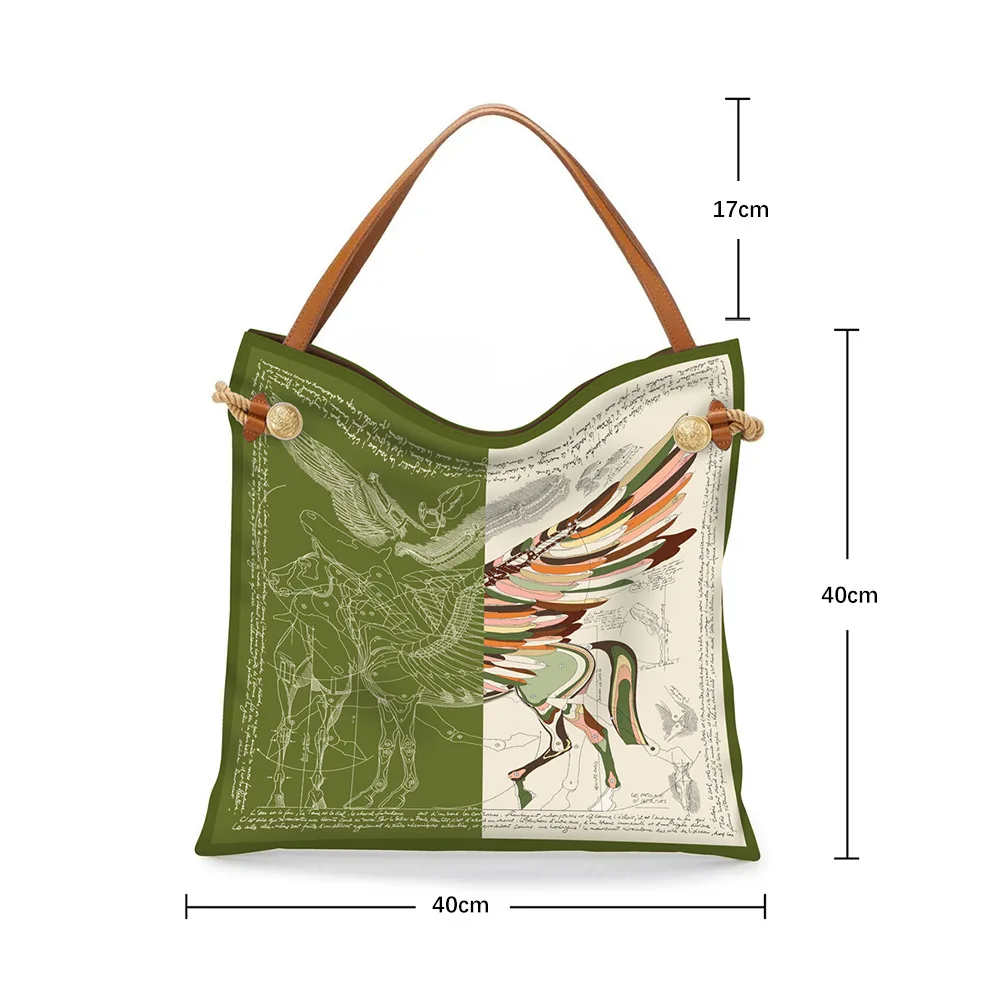 Korean Version of The New Bag, The Main Push Is The Classic Women's Handheld Cloth Bag, Large-capacity Book Bag, Shoulder Bag.