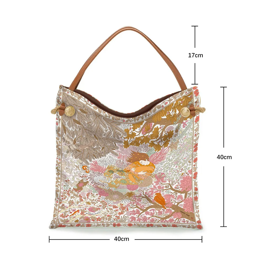 Korean Version of The New Bag, The Main Push Is The Classic Women's Handheld Cloth Bag, Large-capacity Book Bag, Shoulder Bag.