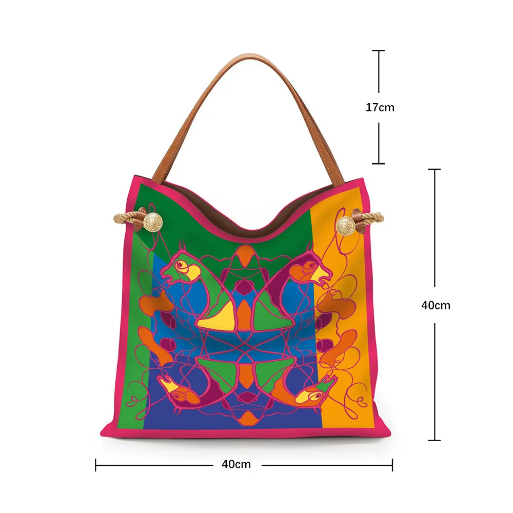Korean Version of The New Bag, The Main Push Is The Classic Women's Handheld Cloth Bag, Large-capacity Book Bag, Shoulder Bag.