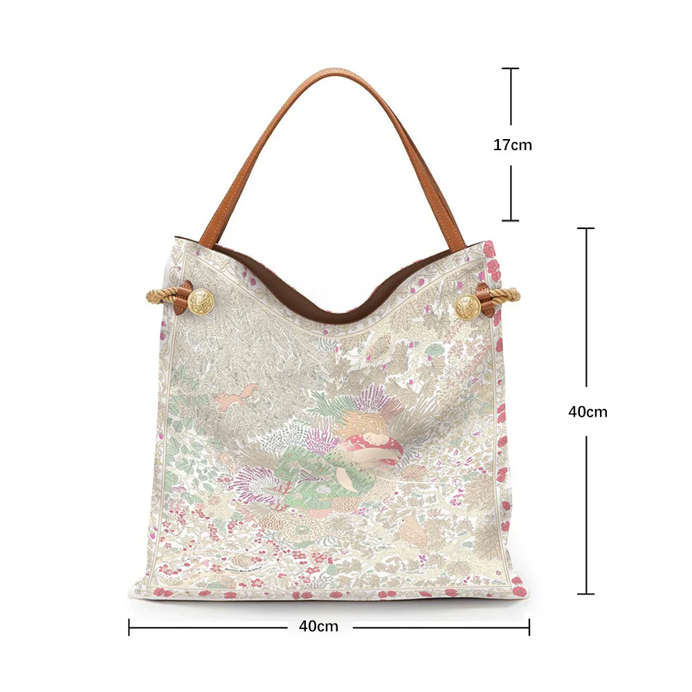 Korean Version of The New Bag, The Main Push Is The Classic Women's Handheld Cloth Bag, Large-capacity Book Bag, Shoulder Bag.