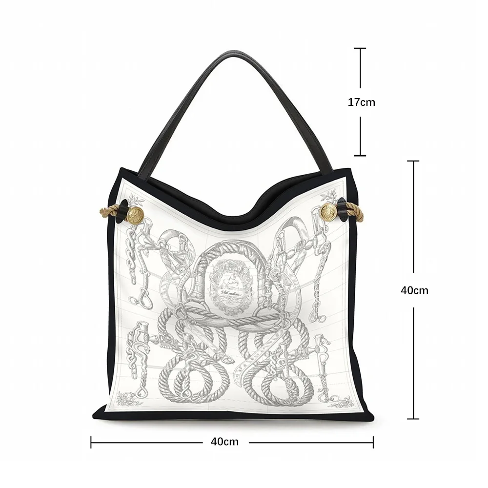 Korean Version of The New Bag, The Main Push Is The Classic Women's Handheld Cloth Bag, Large-capacity Book Bag, Shoulder Bag.