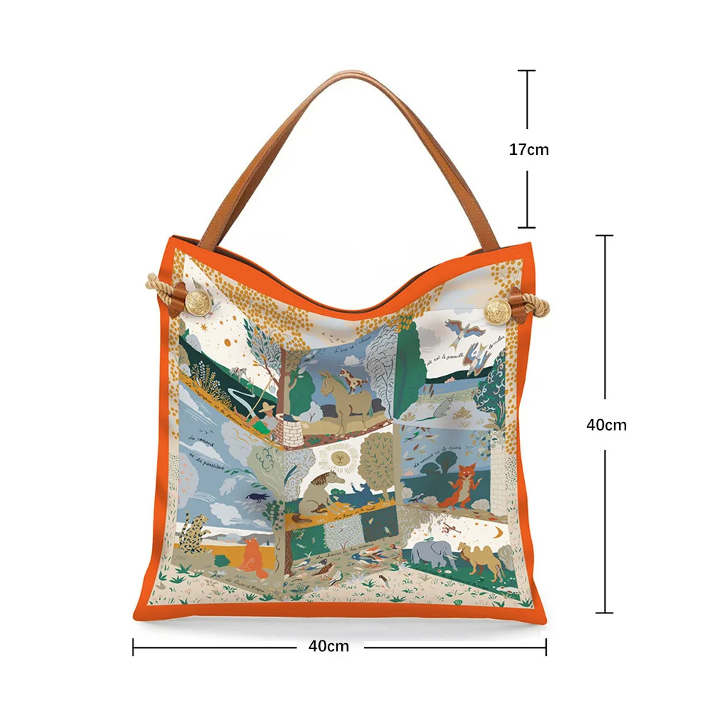 Korean Version of The New Bag, The Main Push Is The Classic Women's Handheld Cloth Bag, Large-capacity Book Bag, Shoulder Bag.