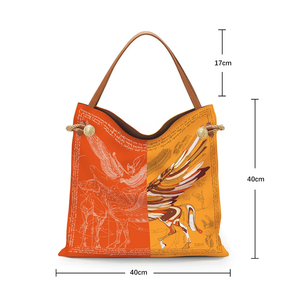 Korean Version of The New Bag, The Main Push Is The Classic Women's Handheld Cloth Bag, Large-capacity Book Bag, Shoulder Bag.