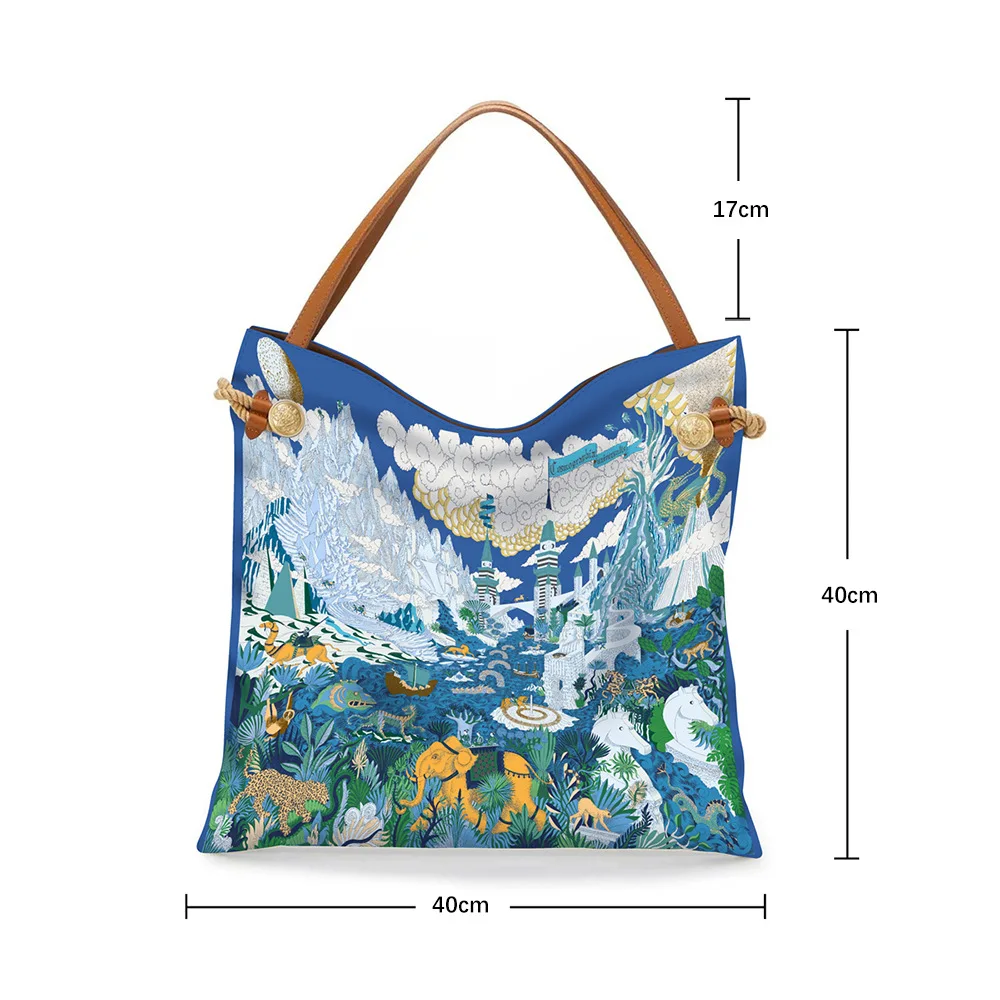Korean Version of The New Bag, The Main Push Is The Classic Women's Handheld Cloth Bag, Large-capacity Book Bag, Shoulder Bag.