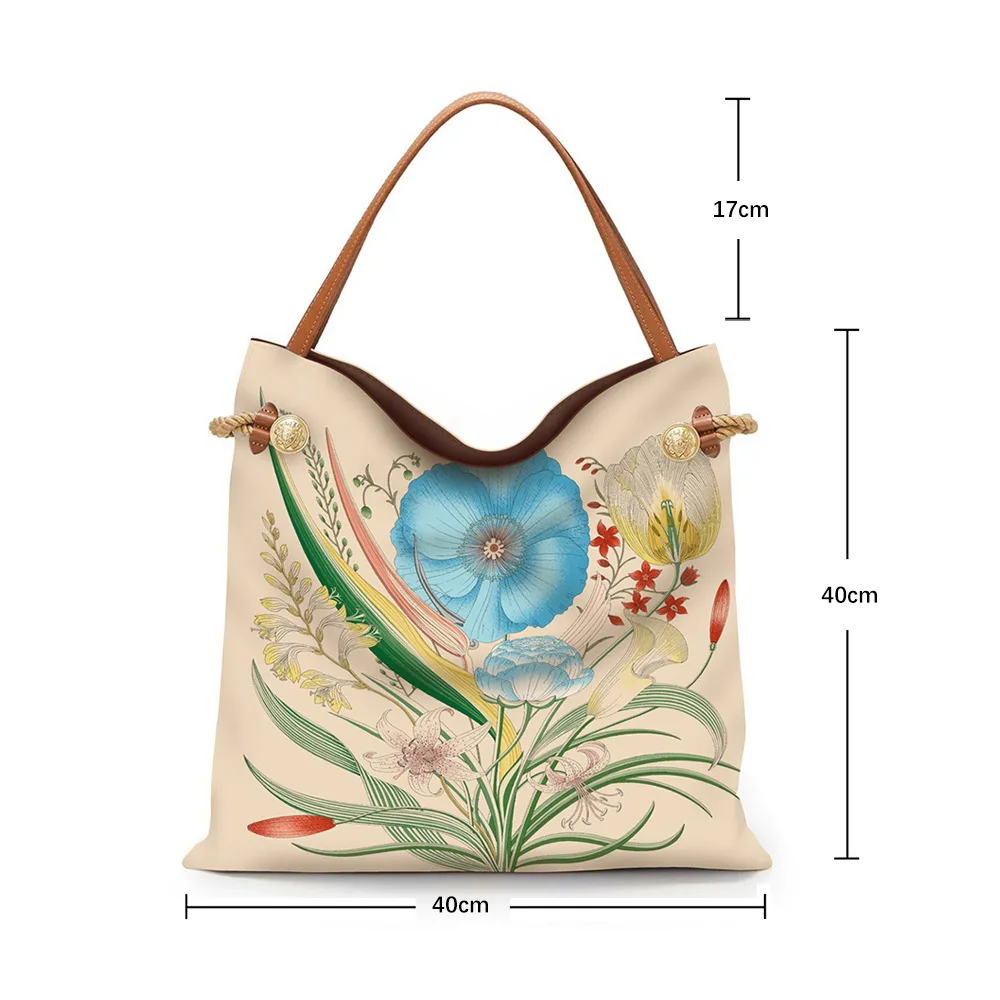Korean Version of The New Bag, The Main Push Is The Classic Women's Handheld Cloth Bag, Large-capacity Book Bag, Shoulder Bag.