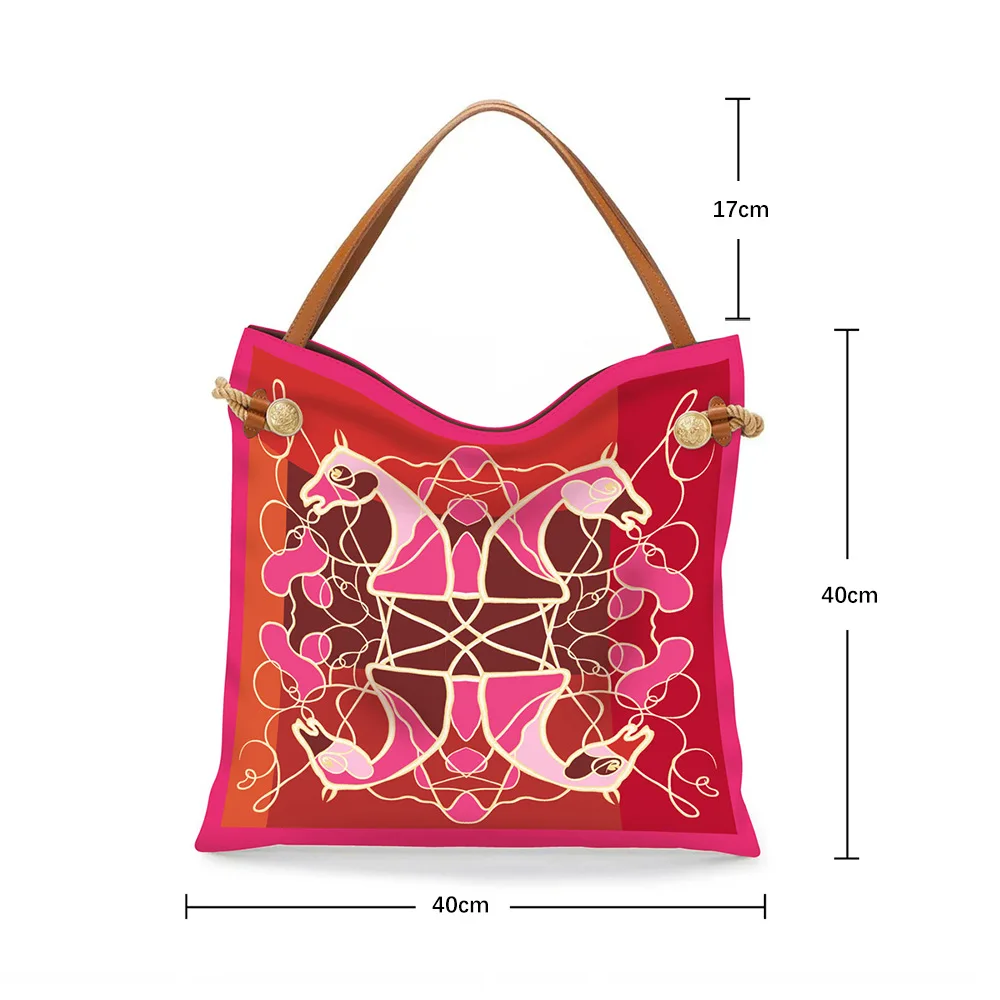 Korean Version of The New Bag, The Main Push Is The Classic Women's Handheld Cloth Bag, Large-capacity Book Bag, Shoulder Bag.