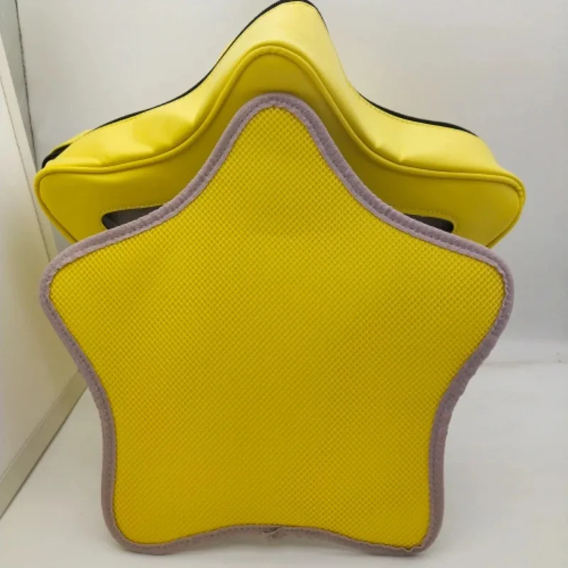 Yellow Star Ita Bag Girls Cute Fashion Kawaii Backpack Y2K Waterproof Front Pocket Transparent Knapsack Teenage Travel Schoolbag