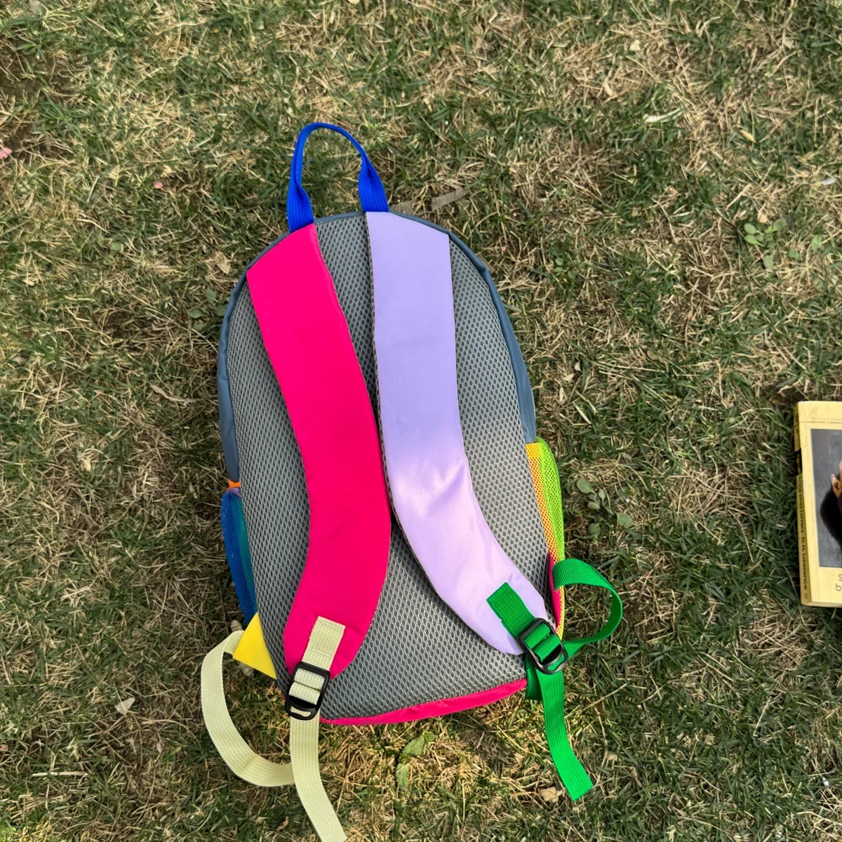 Trendy Sports Dopamine Style Fashion Backpack Nylon Material Large Capacity Backpack Hiking Outdoor Mountaineering Backpack