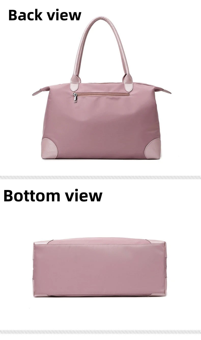 Large Capacity Lightweight Women's Travel Bag Wet and Dry Yoga Sports Bag Waterproof Boarding Suitcase Suitable for Travelling