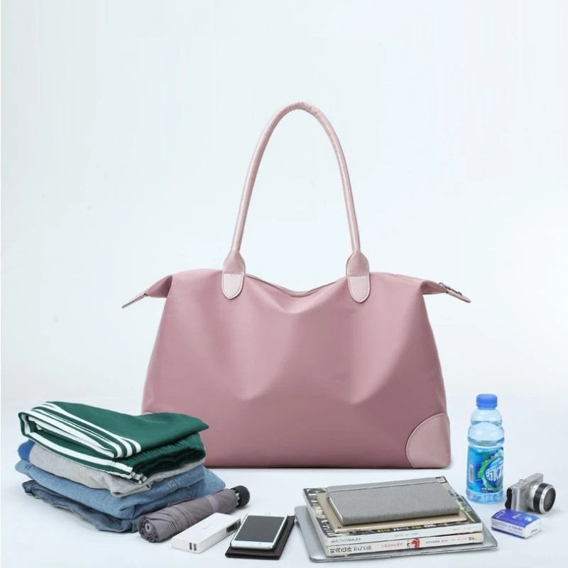 Large Capacity Lightweight Women's Travel Bag Wet and Dry Yoga Sports Bag Waterproof Boarding Suitcase Suitable for Travelling