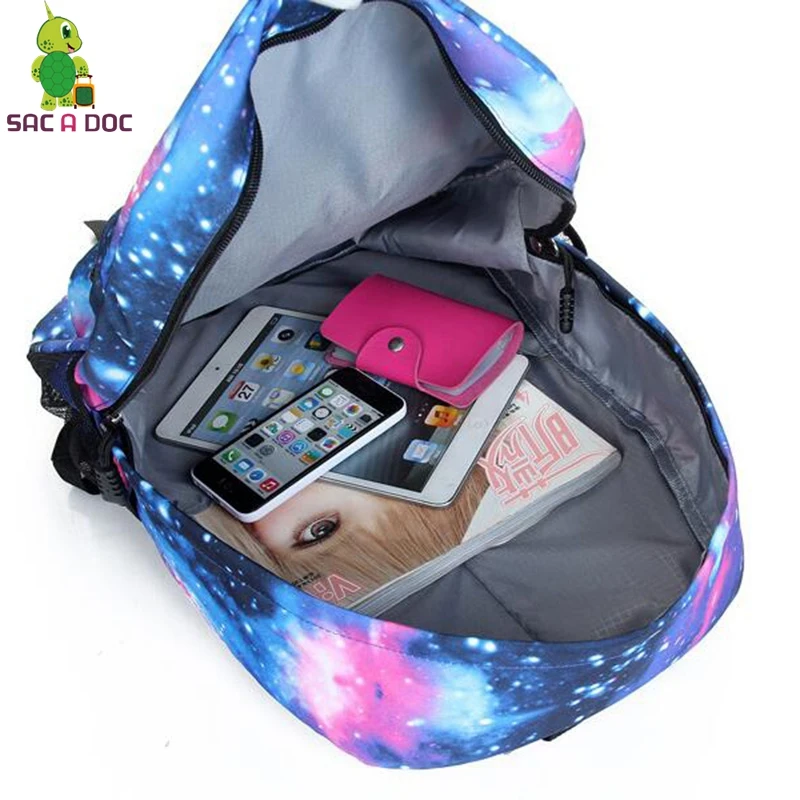 College Student Ladies Pink Floral Alphabet White Print Backpack Women Flower Harajuku SchoolBags Female Rose Letter Shouder Bag