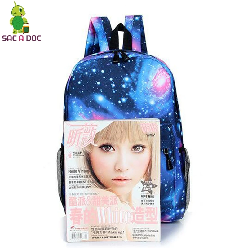 College Student Ladies Pink Floral Alphabet White Print Backpack Women Flower Harajuku SchoolBags Female Rose Letter Shouder Bag