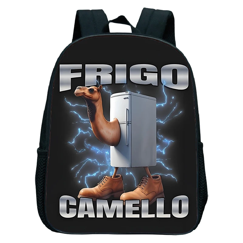 Italian Brainrot Tung Tung Tung Sahur Kids Backpack Toddler Boys Kindergarten School Bags Children Cartoon Waterproof Backpack