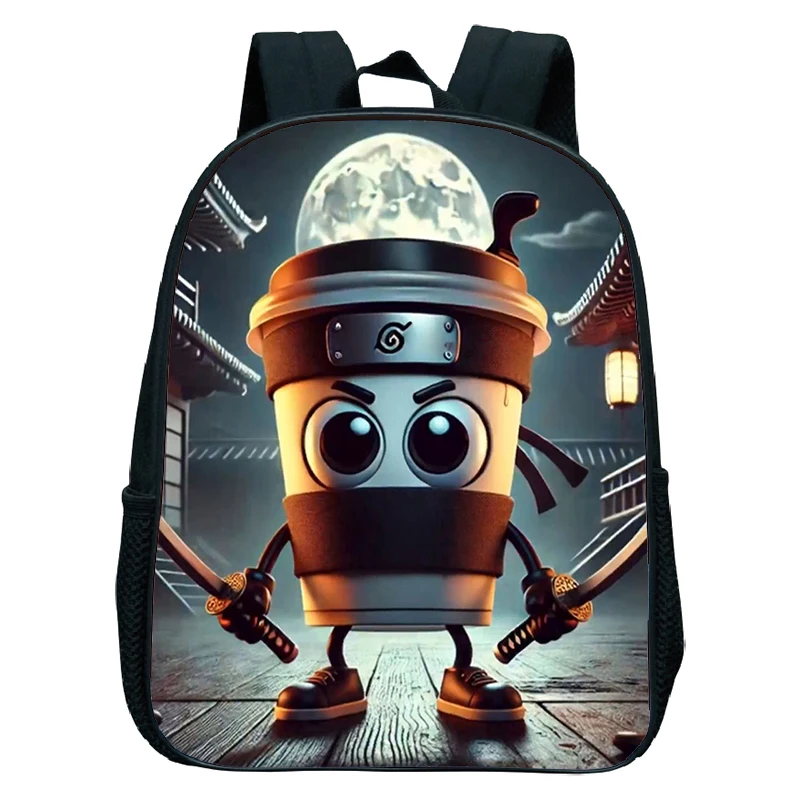Italian Brainrot Tung Tung Tung Sahur Kids Backpack Toddler Boys Kindergarten School Bags Children Cartoon Waterproof Backpack