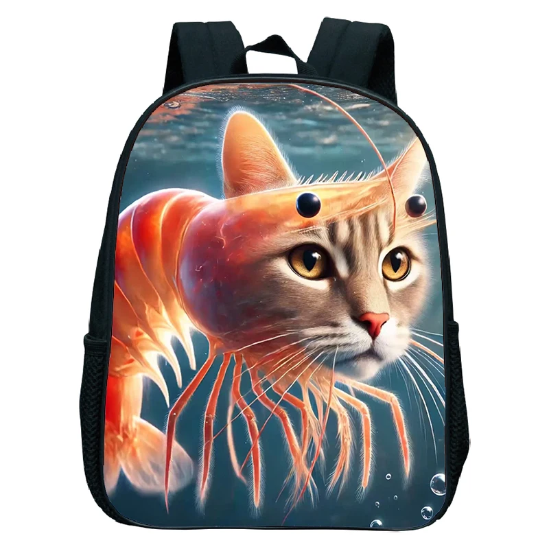 Italian Brainrot Tung Tung Tung Sahur Kids Backpack Toddler Boys Kindergarten School Bags Children Cartoon Waterproof Backpack