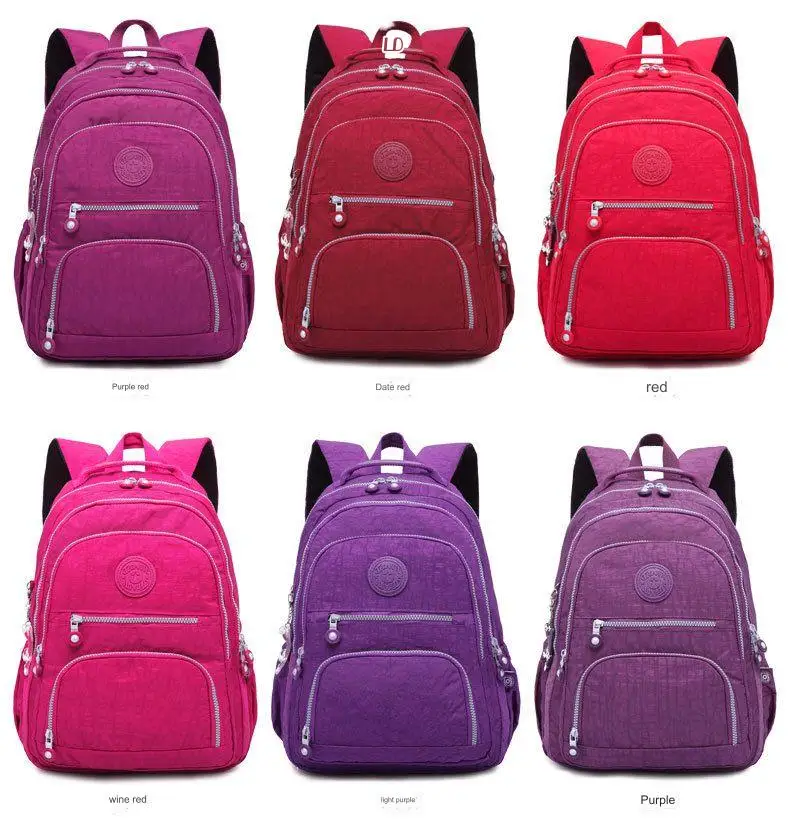 Tegaote School Backpack Student for Teenage Girl Boy 2024 Travel Back Packs Bag Women Nylon Waterproof Laptop Bagpack Unisex