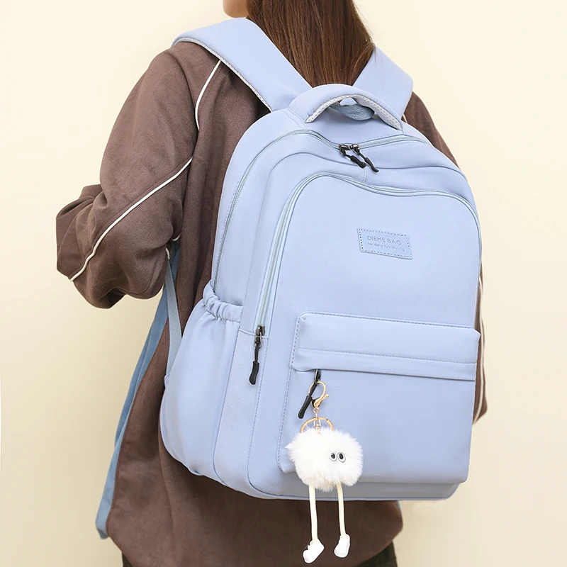 Women's Backpack Big Capacity Female Multi-pocket Casual Woman Travel Bag High Quality Schoolbag for Teenage Girl Book Knapsack