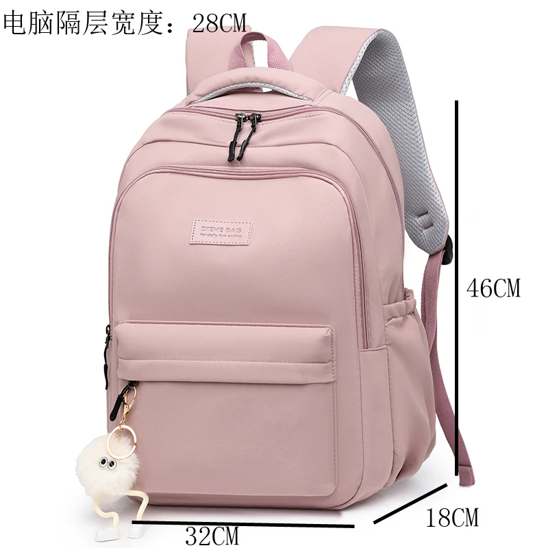 Women's Backpack Big Capacity Female Multi-pocket Casual Woman Travel Bag High Quality Schoolbag for Teenage Girl Book Knapsack