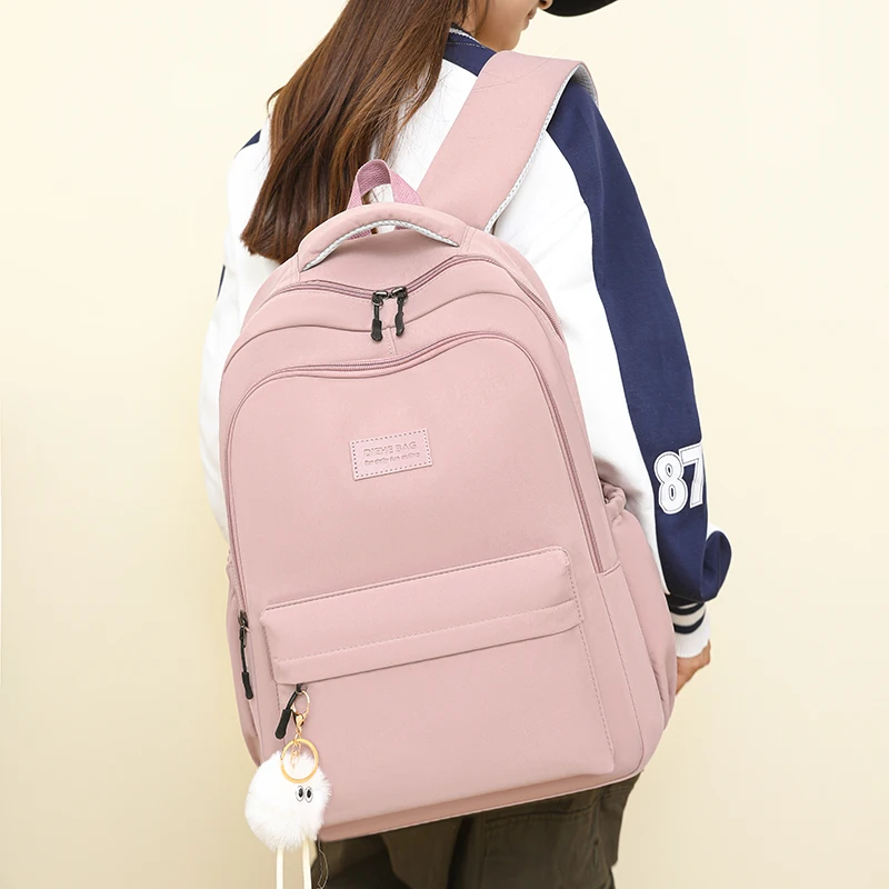 Women's Backpack Big Capacity Female Multi-pocket Casual Woman Travel Bag High Quality Schoolbag for Teenage Girl Book Knapsack